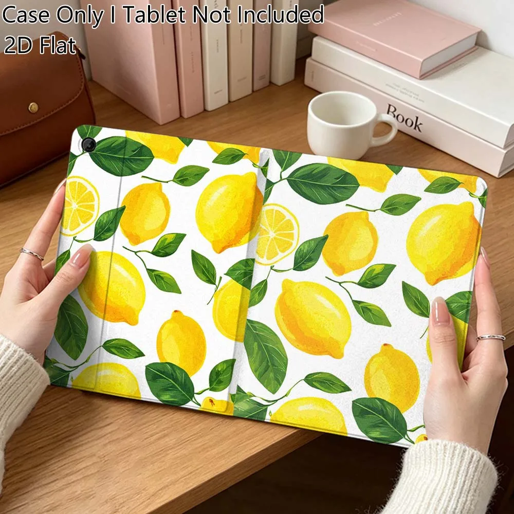 

Art Cherry Lemon Vertical Gift For Samsung Galaxy Tab A7 A A8 A9 A11 S6 S11 10.1 10.4 10.5 Inch Lite PLus Soft Tablet Case