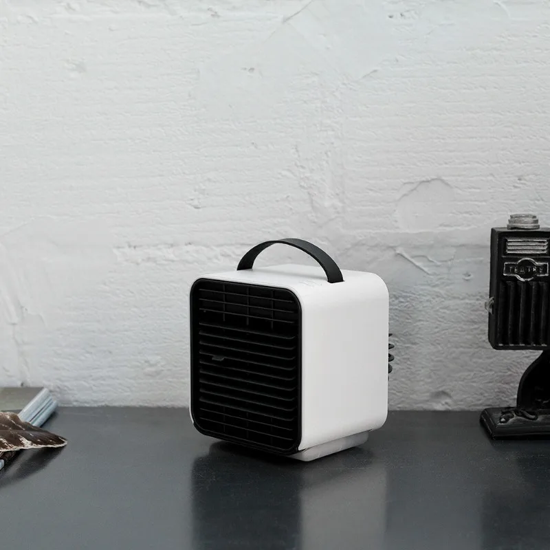 Usb Square Box Cold Mist Humidified Mist Personal Charging Air Cooler Bedroom