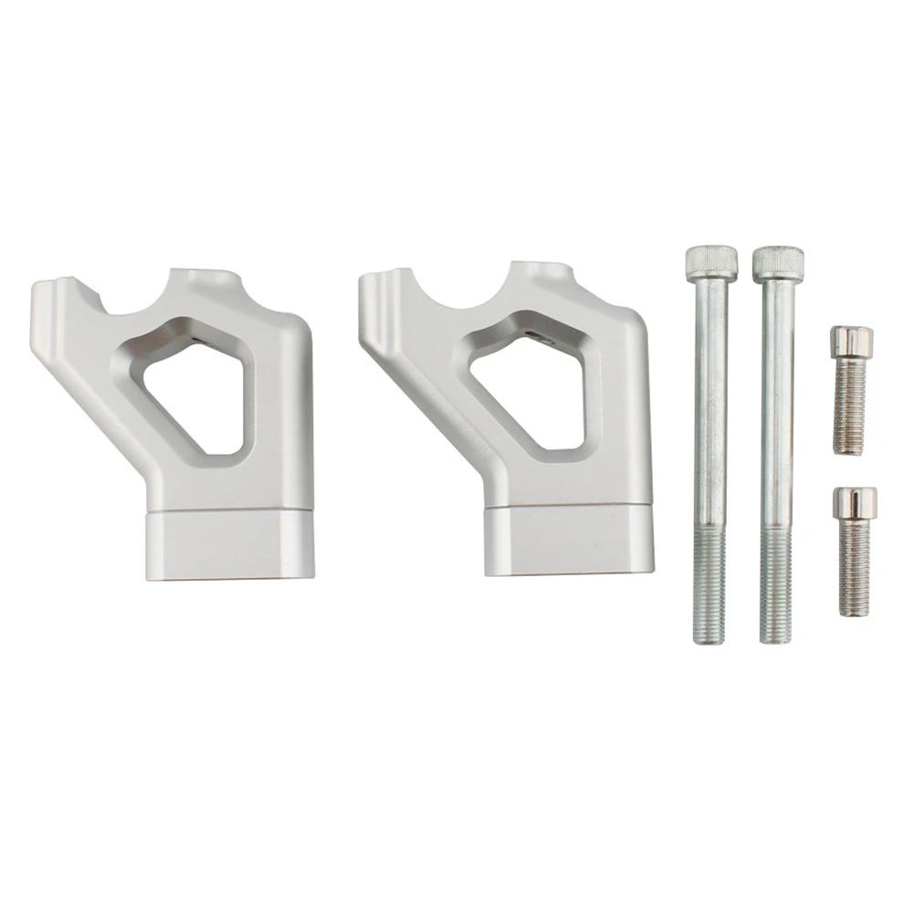 

Motorcycle Upgrades Handlebar Risers Bike Handling 10*8*5 Aluminum Alloy Construction Easy Installation Process
