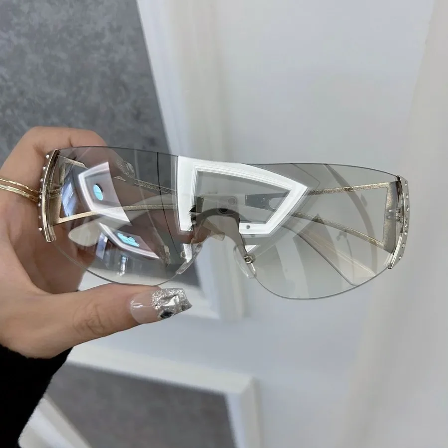 Casual Square Sunglasses Women Men Rimless Sun Glasses Female Male Designer Brand Lovely Travel Outdoor Oculos De Sol