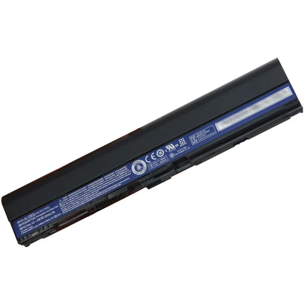 Imagem -04 - Bateria do Portátil para Acer Aspire One Al12b32 14.8v 2500mah 756 725 V5131 V5-171 C710 Al12a31 Original Novo