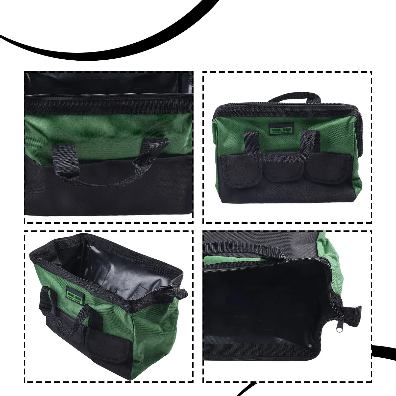 

13/14/16/19/20in Multifunctional Tool Bag Oxford Cloth Waterproof Electrician Bag Carpentry Tool Bag Storage Bag
