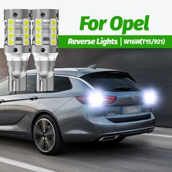2x LED Reverse Light W16W T15 Canbus For Opel Insignia A B Meriva Agila Ampera Antara Astra J K Cascada Corsa F Mokka Grandland