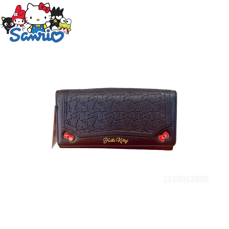  Hello Kitty New Fashion Wallet Cartoon Women's Wallet Large Capacity Multi-card Slot Long Women's Wallet Luxury Brand