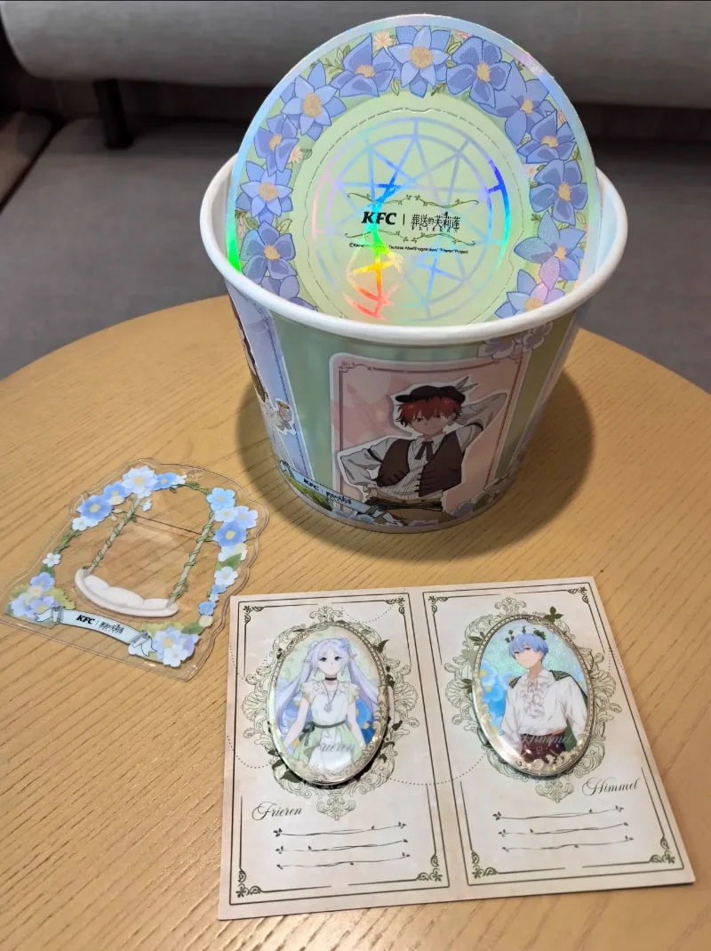 شارة KFC Collab Frieren المحدودة: Beyond Journey's End - دبوس معدني حصري من الرسوم المتحركة (هدية مثالية لـ Besties) #2