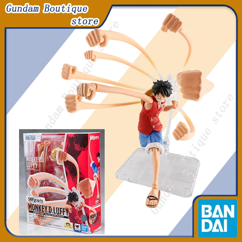 Bandai Genuine SHF ONE PIECE Monkey D. Luffy -ROMANCE DAWN- GUM-GUM OPTION PARTS SET Anime Action Figure Model Toy Gift Children