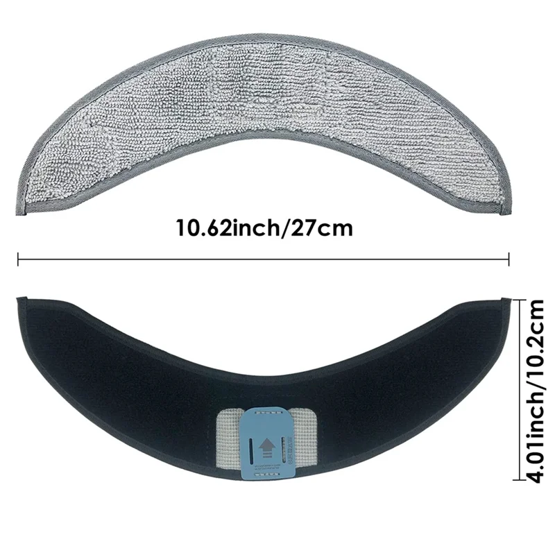 A005-4 peças peças acessórios almofadas de esfregão para irobot roomba combo j7 + robô vácuo microfibra lavável pano de limpeza reutilizável