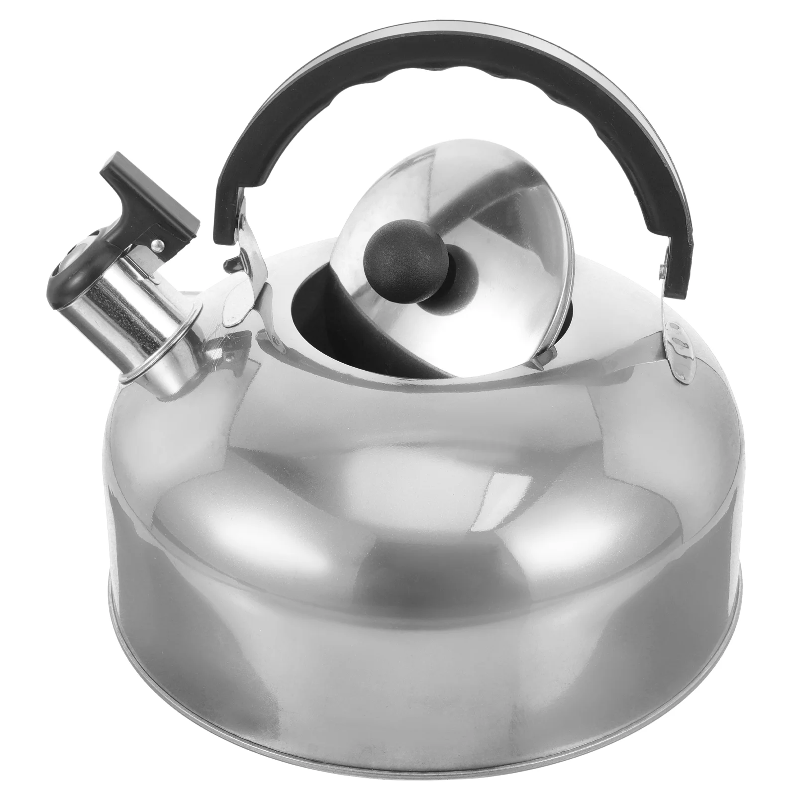 Whistling Tea Kettle Tea Bottle Stainless Steel Stovetop Teapot 4L Camping Water Kettle