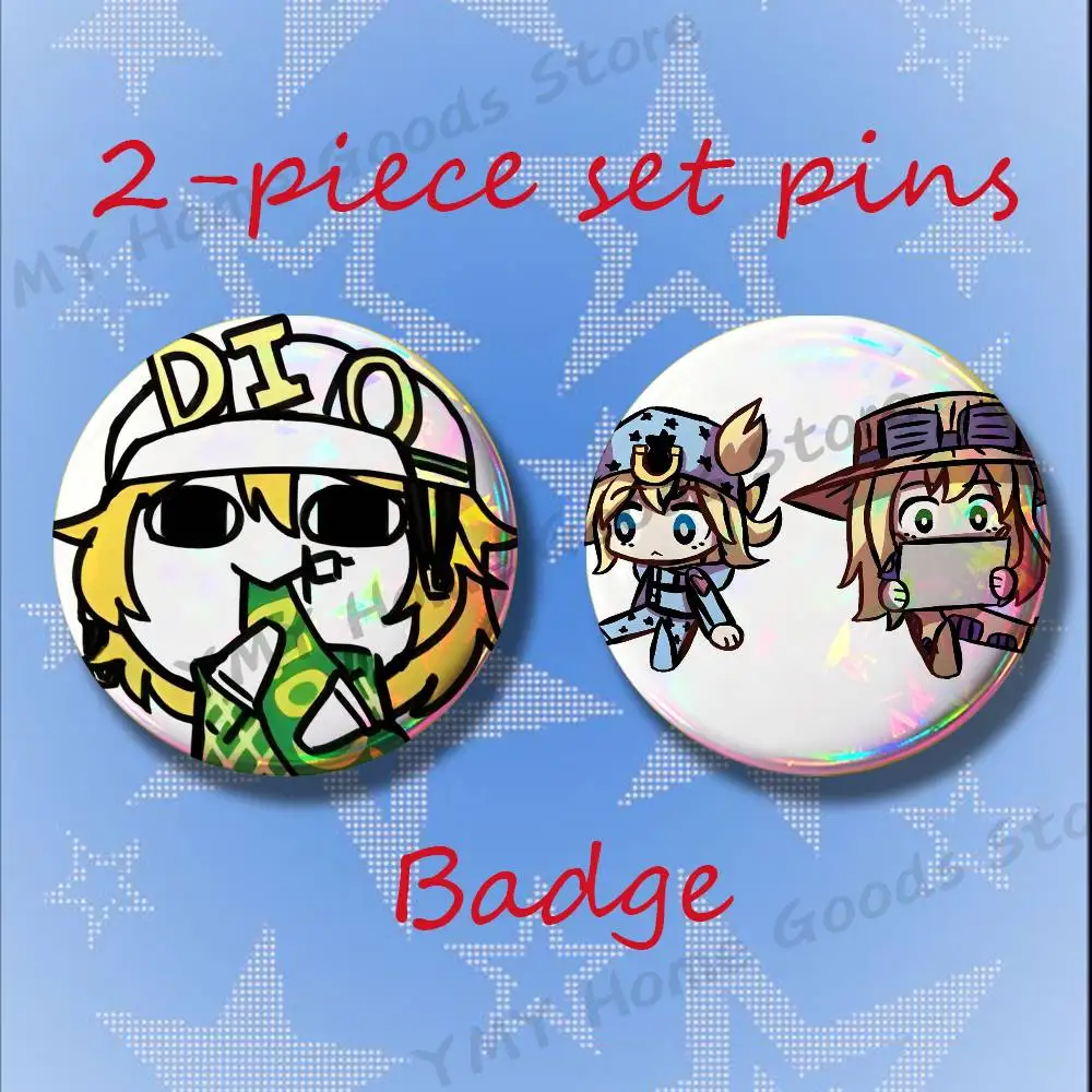 Cartoon D-Diego Cute 2-piece set Free Mix Backpack Clothes Jewelry Accessories Round Badge Collection Gifts