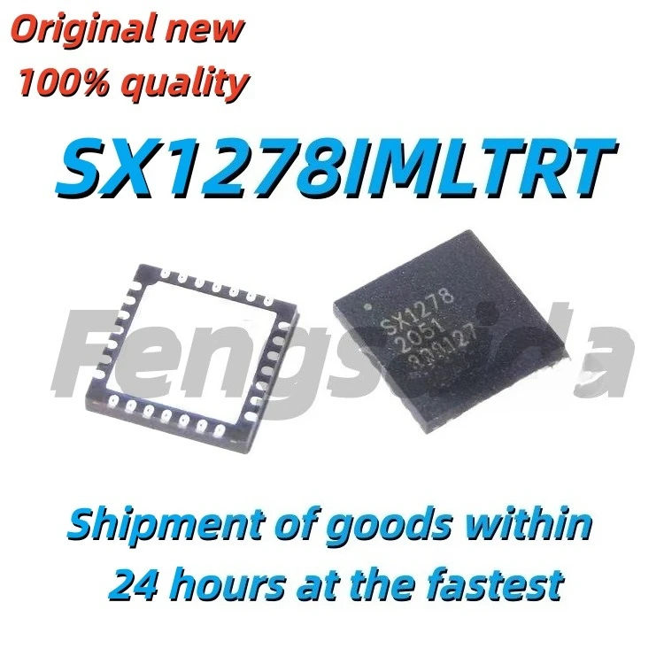 10PCS  Brand new original SX1278IMLTRT silk screen SX1278 wireless module RF chip package QFN28