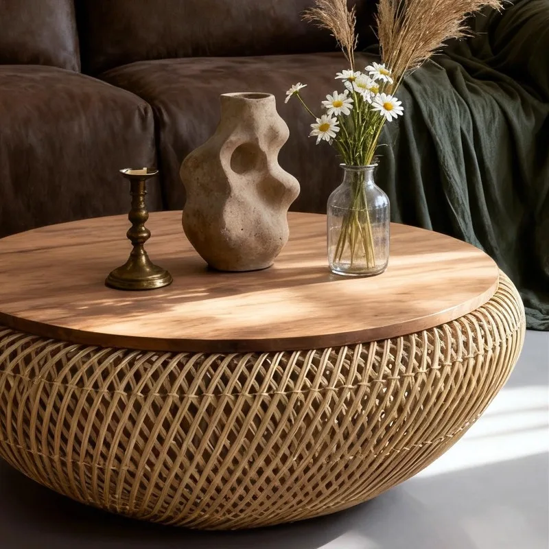 !@Decoration Classy Coffee Tables Luxury Walnut Designer Living Room Coffee Tables Corner Vintage Tavolino Da Salotto Furniture