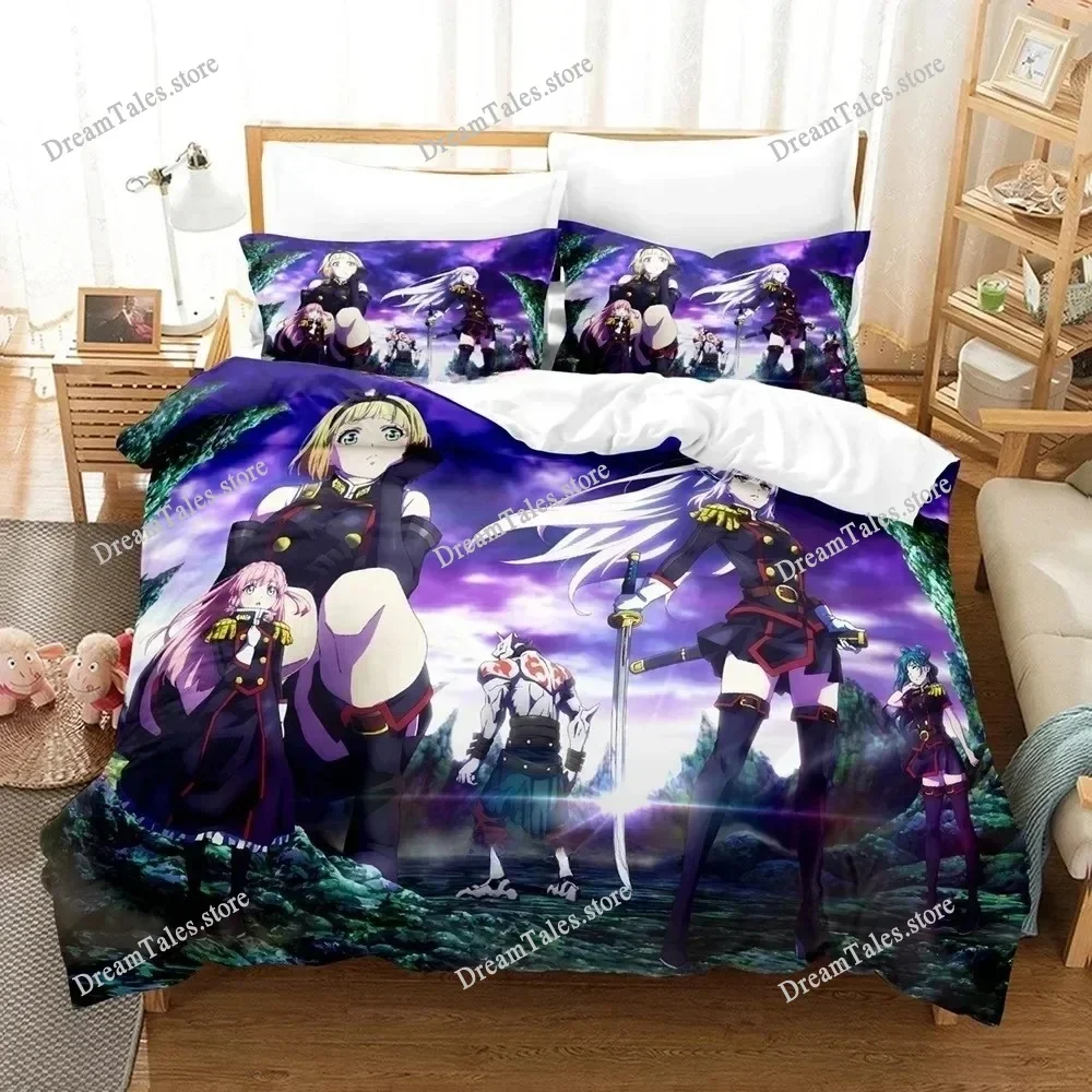 

3D Anime Chained Soldier Bedding Set Single Twin Full Queen King Size Bed Set Adult Kid Bedroom Duvet Cover Sets Home Textiles74