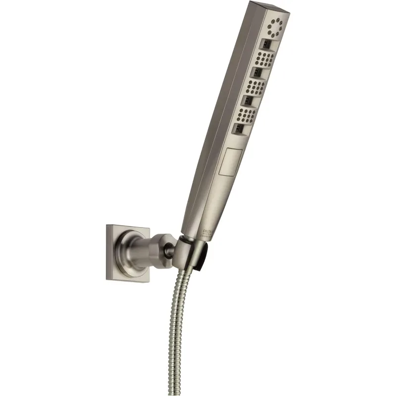 Hand Held Shower with Hose, Brushed Nickel Handheld Shower Head, Hand Shower, Handheld Shower, Detachable Shower Head