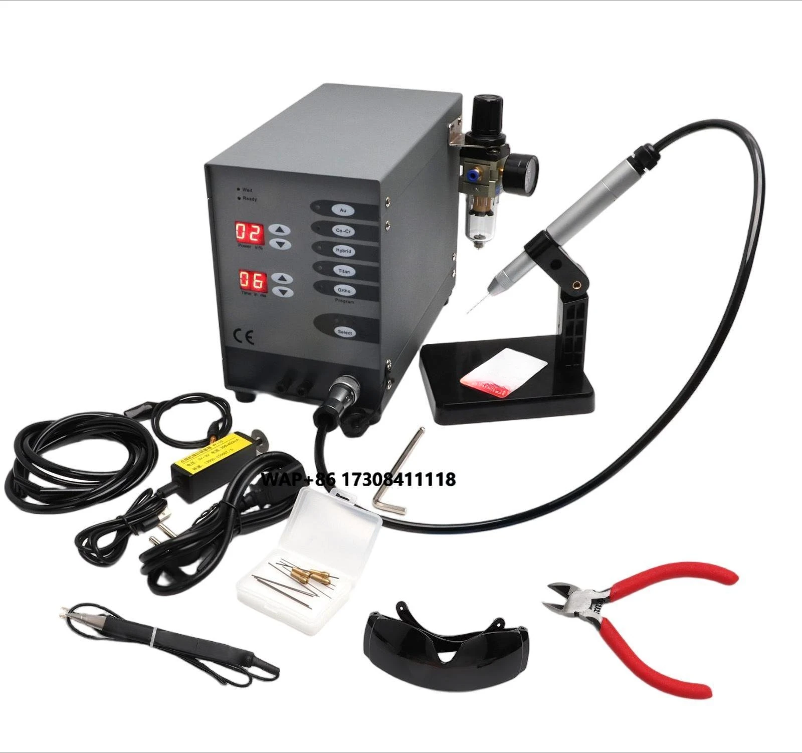 Mini Portable Automatic Spot Welder Machine New Jewelry Chain Making Handheld Pen Gold Aluminium Machinery Industrial Equipment