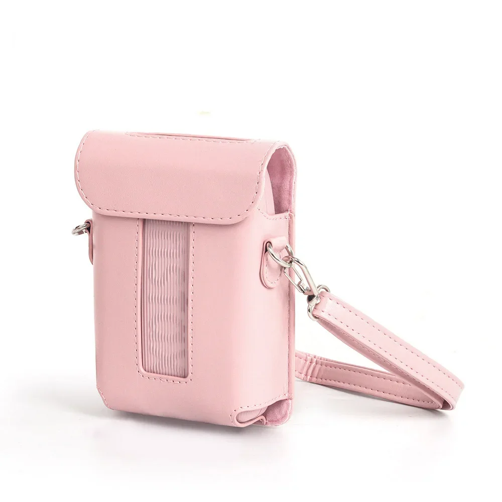 กระเป๋าหนัง PU แบบพกพาสําหรับ Mini Link 3 Perfect Fit ป้องกันพร้อมสายคล้องไหล่สําหรับ Mini Link 3 อุปกรณ์เสริม