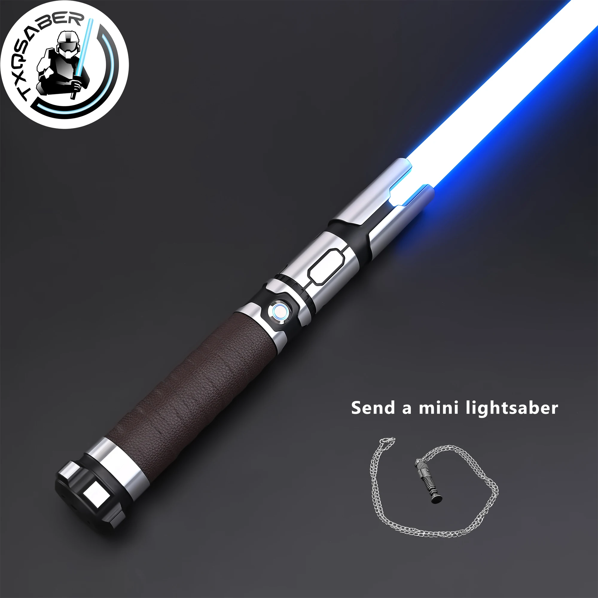 

TXQSABERS Lightsaber E15-A SDRGB Pixel Light Sword Metal Hilt Blaster Smooth Swing Heavy Dueling Laser Sword Adult Cosplay Toys