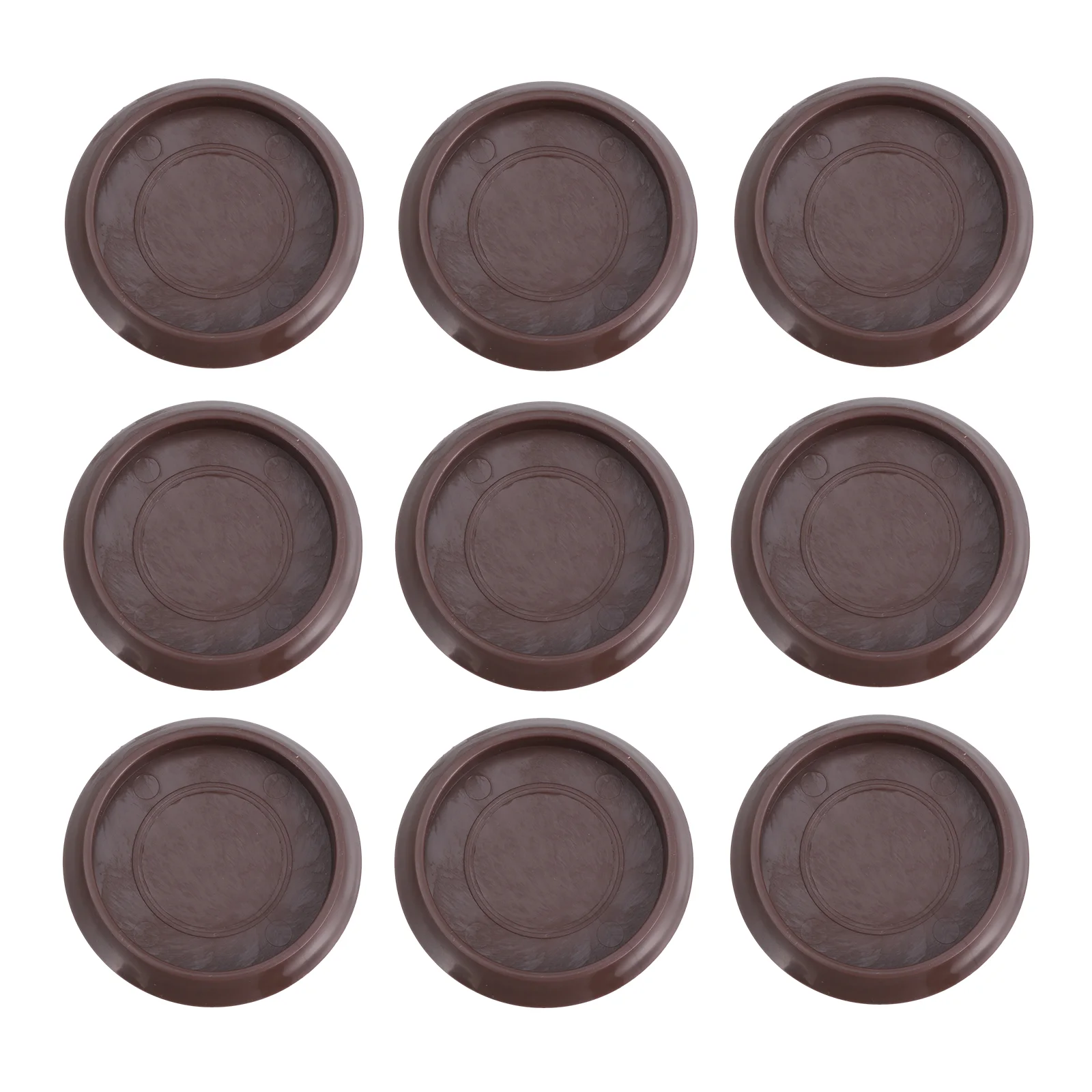 10 Pcs Caster Cup Coasters Wheel Cups Bed Stopper Sofas Stoppers Furniture Plastic