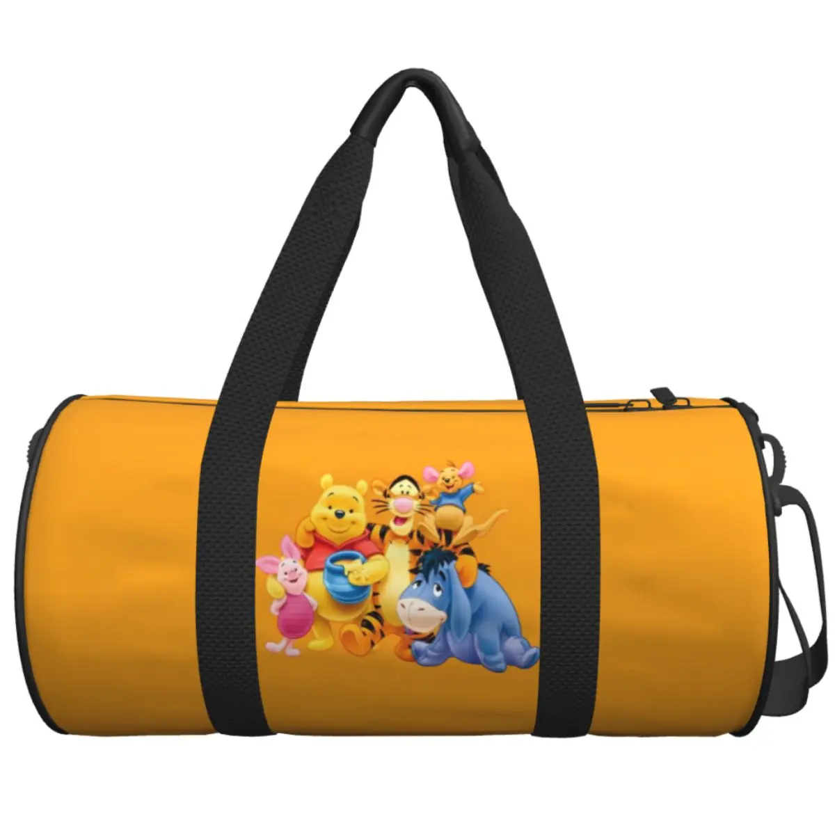 

Мужская и женская дорожная сумка Винни-Пух, анимированная серия, спортивная сумка, большая уличная дизайнерская сумка с животными, забавная спортивная сумка для багажа