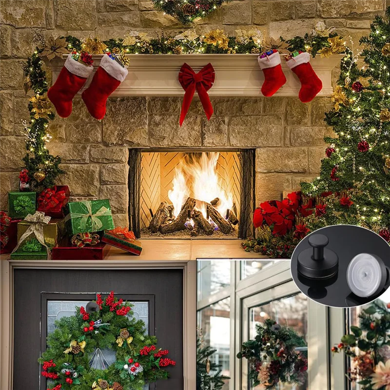 ABGG-خطافات كأس الشفط للباب الأمامي والنوافذ الزجاجية والمرايا والجدار للأكاليل-لا يوجد حفر، مجموعة موديل 2026 لاستخدام الحمام #5