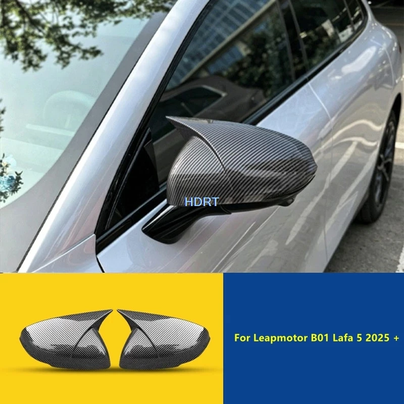 

Car Style Rear View Mirror Shell Side Reverse Mirror Cover Protector Decoration Accessories For Leapmotor B01 B05 Lafa 5 2025 +
