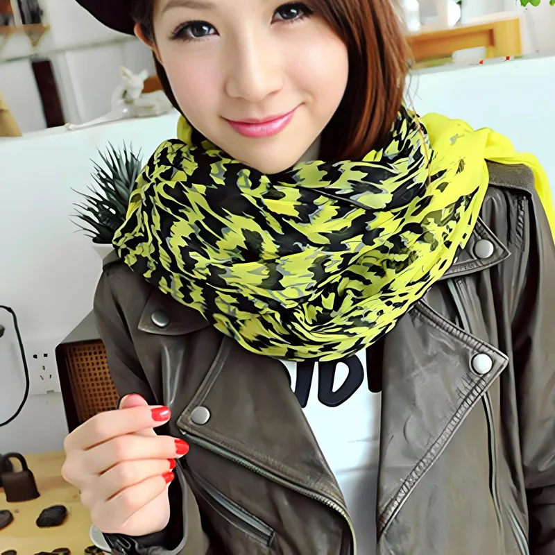 Womens Fashion Spring Patterned Print 195x100cm Large Scarf Shawl Ladies Fall Winter Wrap Handkerchief Scarves Accessories