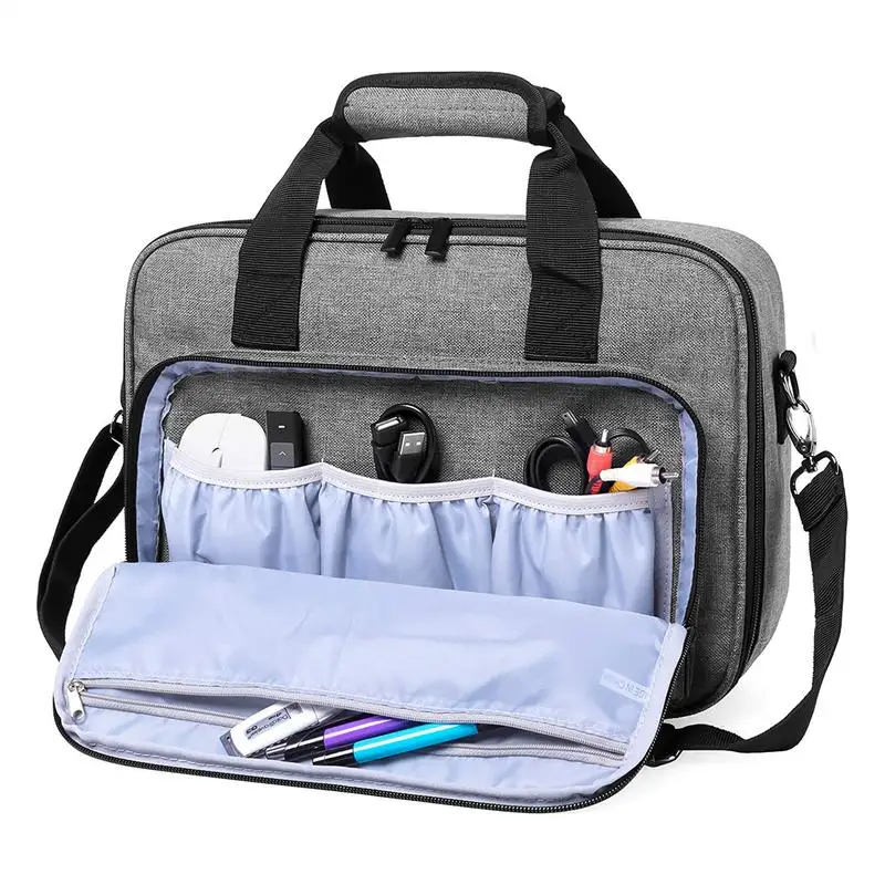 Portable Carrying Bag For DoksmeriaEpson BenQViewSonic Mini Nylon Projector Handbag Storage Pocket Projector