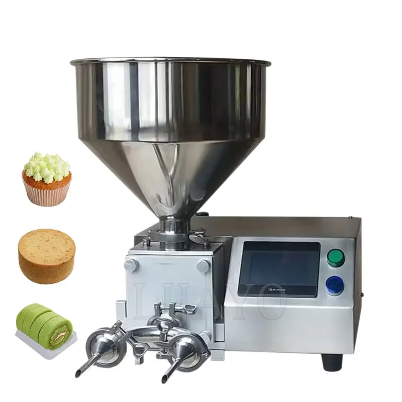 Electric Puff Butter Jam Injection Maker Donut Bread Cream Filling Stuffing Machine Cup Cake Cream Filler Chocolate Stuffer