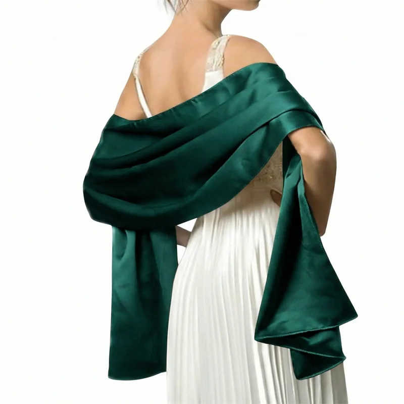 Luxuriöser Seidenschal mit Farbverlauf für Damen, Marken-Schals und -Tücher, Bandana, Kopftuch, Modischer Hijab, Hochzeits-Poncho 2026 – Detail 26