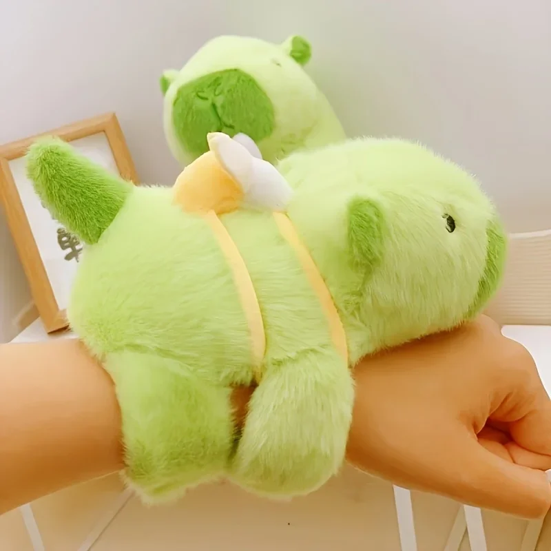 

1/2/4pcs Of Capybara Clapper wristbands,stuffed animals ,Toys and birthday gifts for boys and girls, plushies kawaii plush