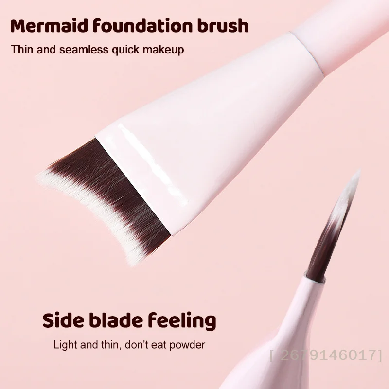 {HBA17} 1/8 個のメイクブラシ ファンデーション アイシャドウ ブラッシュ 化粧ブラシ ソフトヘア メイクアップツール バッグ付き〔YY26〕