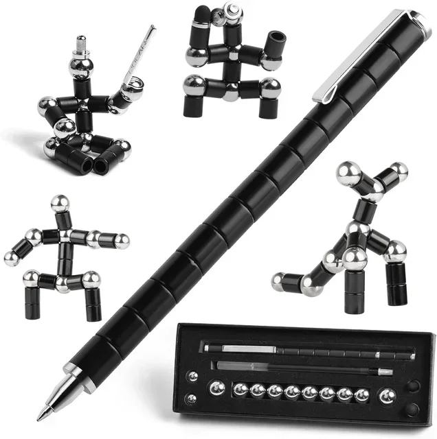 Multi-Function Novelty Pen to Alleviate Restlessness, Fantastic Anxiety-Relief Magnetic Pen - Perfect Gift for Friends