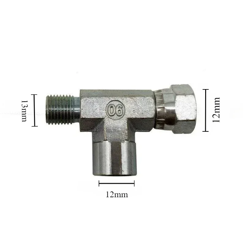 Pulverizador Airless de alta pressão, Tee Joint Pressure Gauge, Universal Pulverizador Acessórios, Adequado para Grao Wagner Titan Pintura