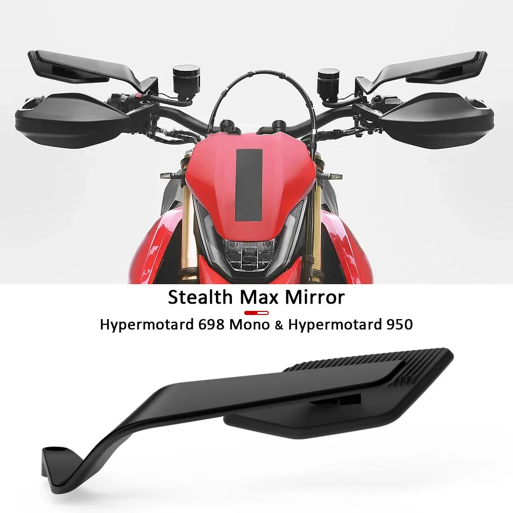 

Universal Adjustable Motorcycle Accessories Wind Wing Side Rearview Mirrors For Ducati Hypermotard 950 SP 698 Mono RVE