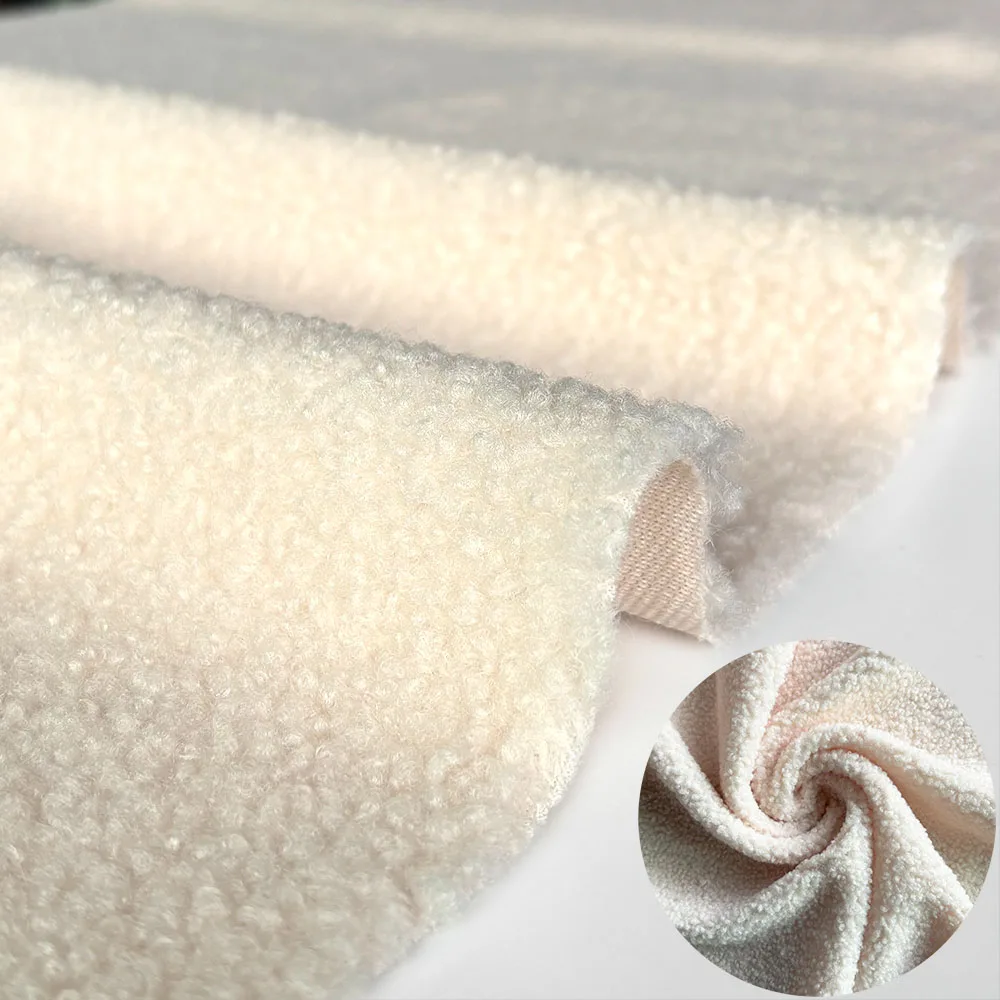 160 x 100 cm Plüschstoff, Polarfleece-Stoff, hohe Dichte, für die Wintersaison, Kleidung, DIY, Bett, Quilten, Basteln, Sofa, Hut, warm, handgefertigt