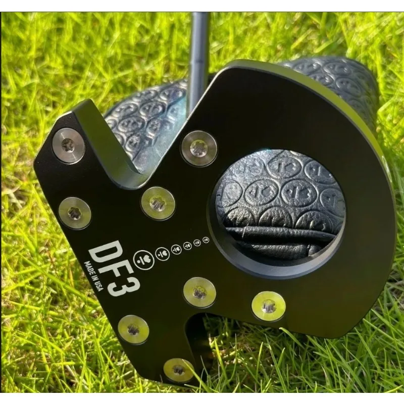 

aluminum alloy shaft DF3 Golf putter Zero torque putter 33 34 35 White Press Pistol 2 Degree Girp with head cover