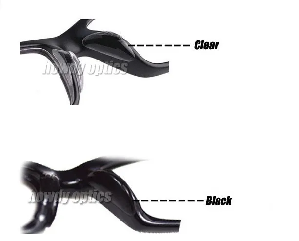 Immagine 6: 5prs Panpan acetato plastica occhiali da vista occhiali da vista Silcone nero trasparente antiscivolo nasello accessori adesivi