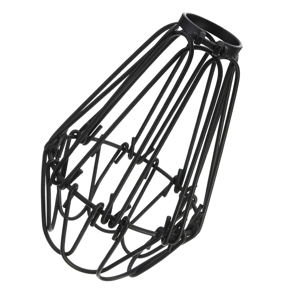 

Stylish Black Iron Lamp Shade for Chandelier Or Wall Sconce DIY Assembly Light Diffuser Cover Vintage Pendant Lighting