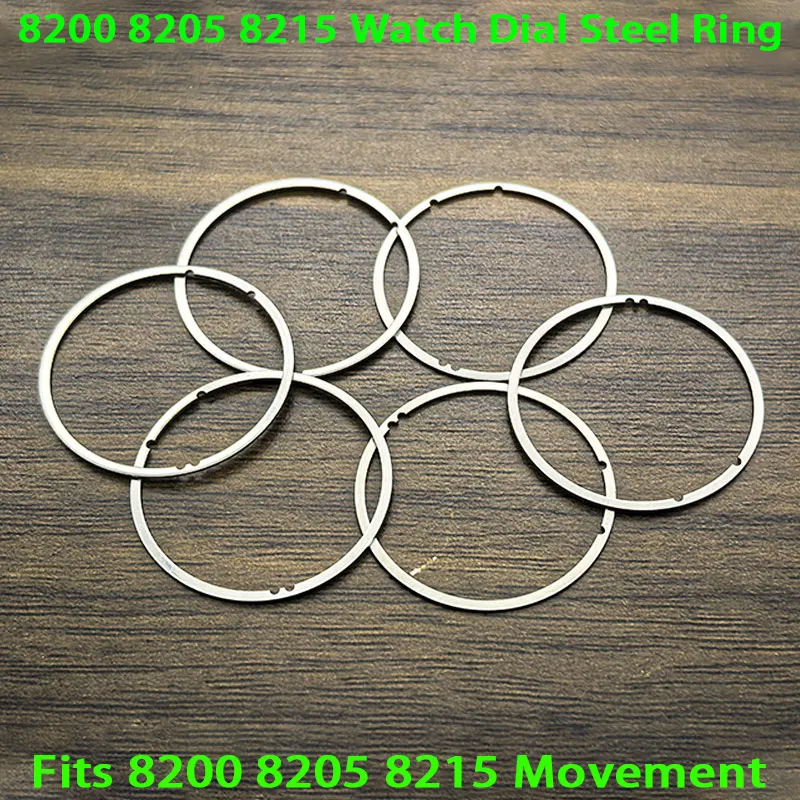 2/5/10PCS 8200 8215 8205 Movement Spacer Ring Watch Dial Steel Ring Fits 8200 8215 8205 Movement Repair Spare Parts