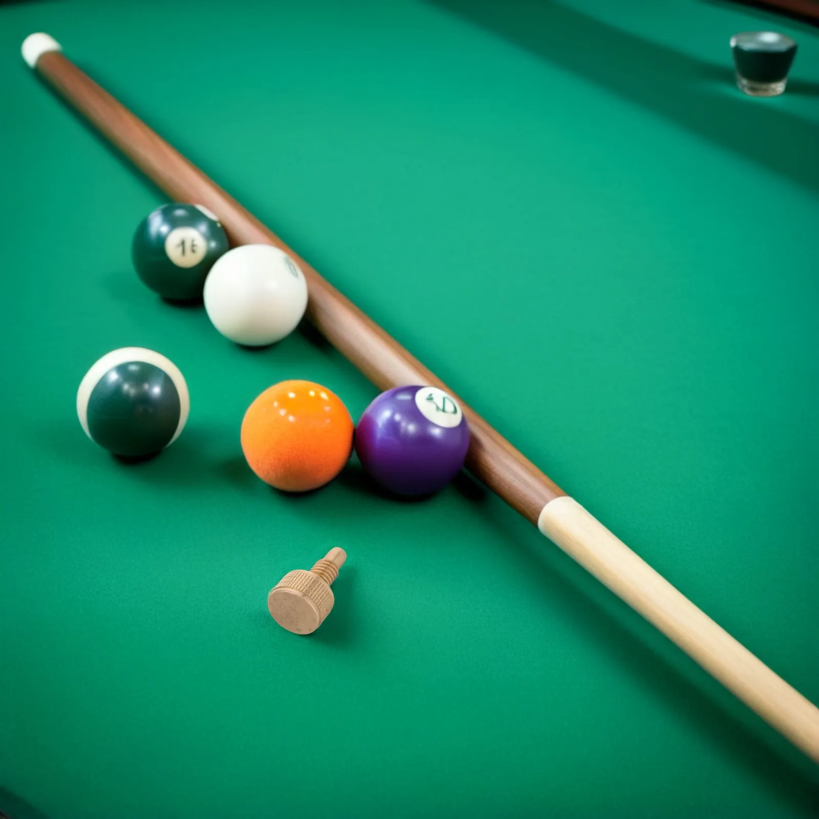 

Premium Brass Weight Screw for Pool Cues - Bottom Plug Replacement Enhances Stability - Snooker Cue Part and Billiards