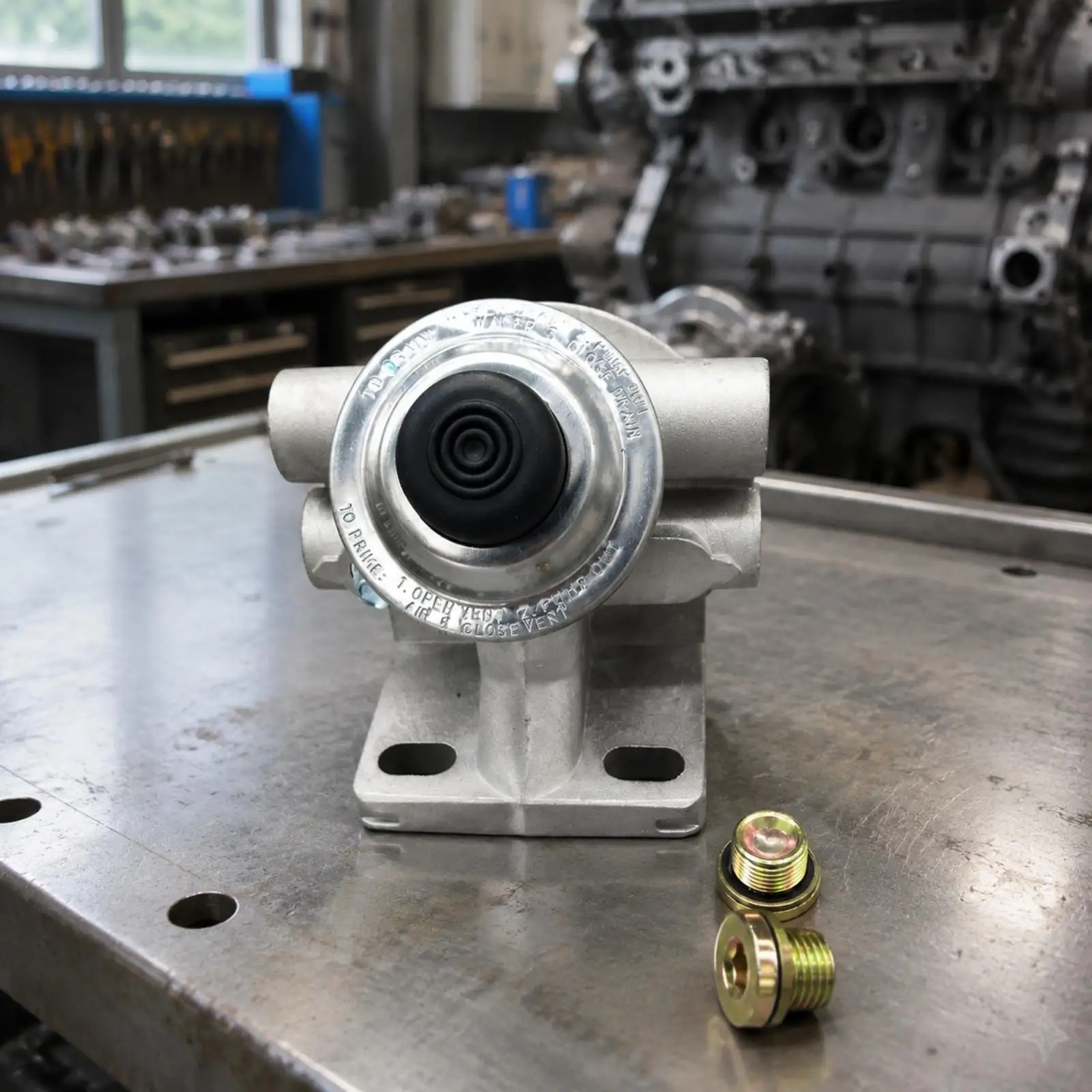 Excavator Fuel System Industrial Seat HF3401 Aluminum Alloy Base Replacement for EC