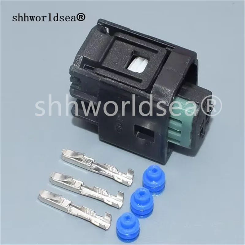 1/100Set 3pin Connectivity 3 Way Female Sensor Connectors Plug For Benz BMW 1-967642-1 968402-1