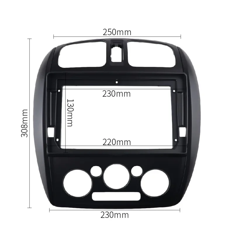 9 Inch car Panel CD DVD Player Audio Frame Dashboard Mount Kit for MAZDA 323 HAIMA FREEMA FORD LASER 2002- 2008 car radio fascia