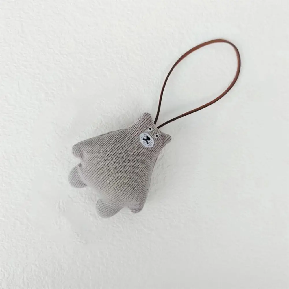 

Cookie Bear Bag Pendant Cloth Bag Match Accessories Cue Backpack Decoration Bag Charms Stuffed Animal Lanyard Decorations