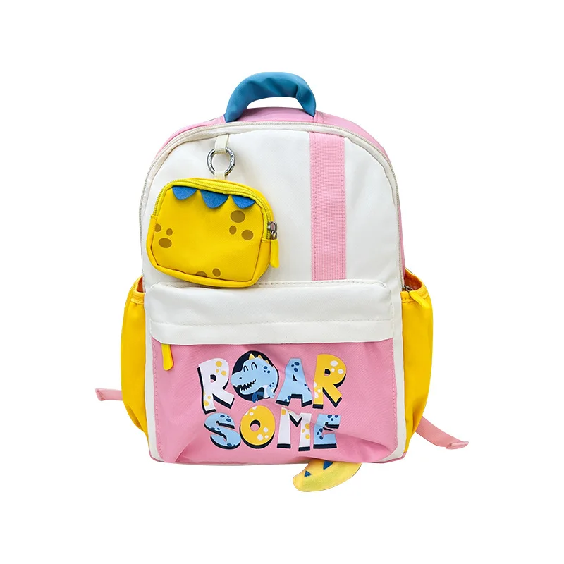 Sac à dos de dessin animé mignon pour enfants, sacs à dos pour enfants, sacs d'école pour garçons, mère, fille, dinosaures