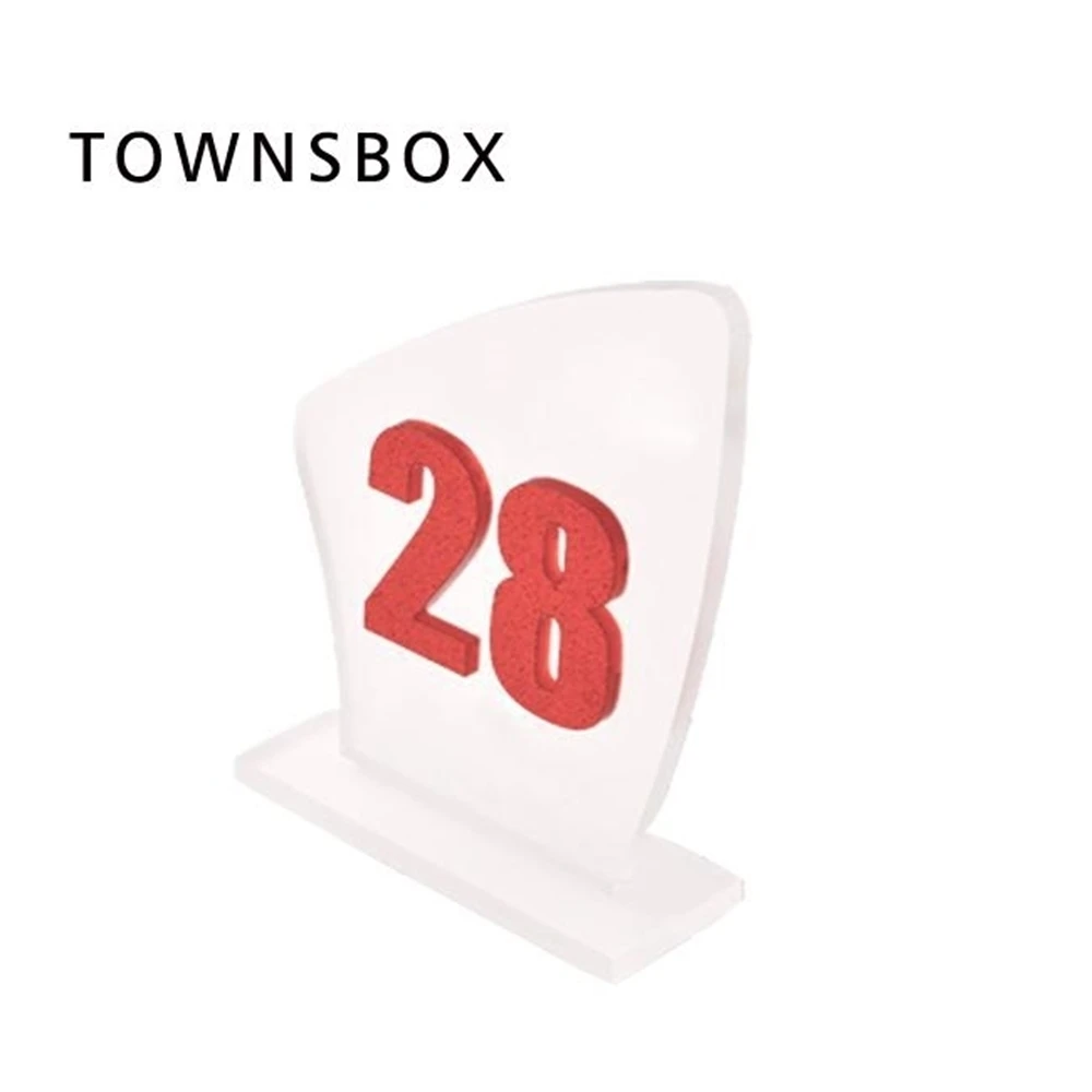 

Acrylic 7.6x11cm 3d Letter Number Block Stand Custom Letter Figure Hotel Counter Top Desk Sign Table Signage Number Plate Board