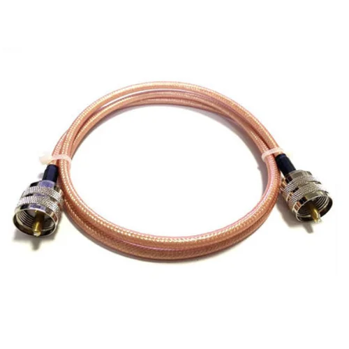 Cable RG400 UHF PL259 macho a adaptador macho UHF puente de Cable Coaxial RF de baja pérdida 50 Ohm