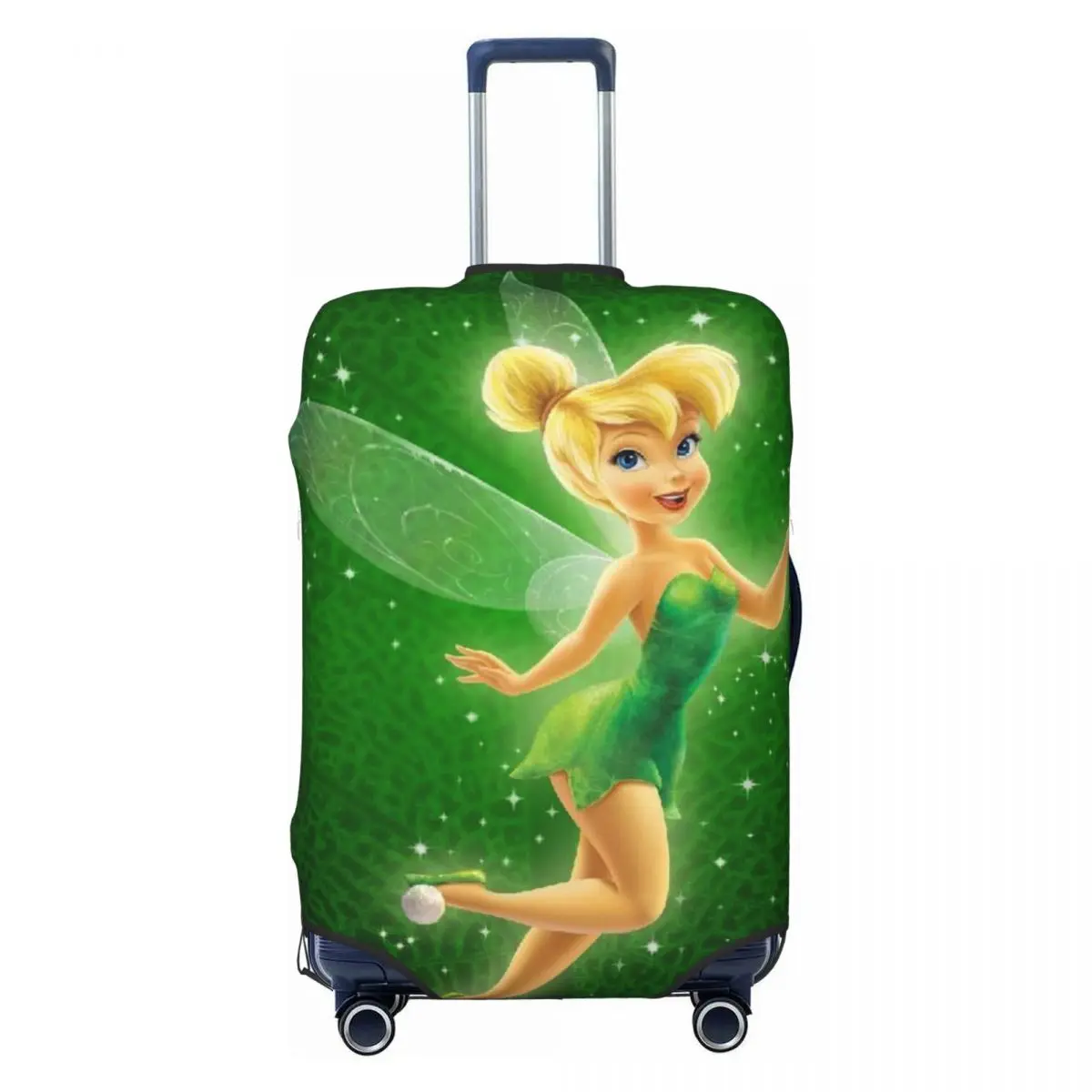

Custom Tinker Bell Cartoon Travel Luggage Cover Washable Suitcase Cover Protector Fit 18-32 Inch
