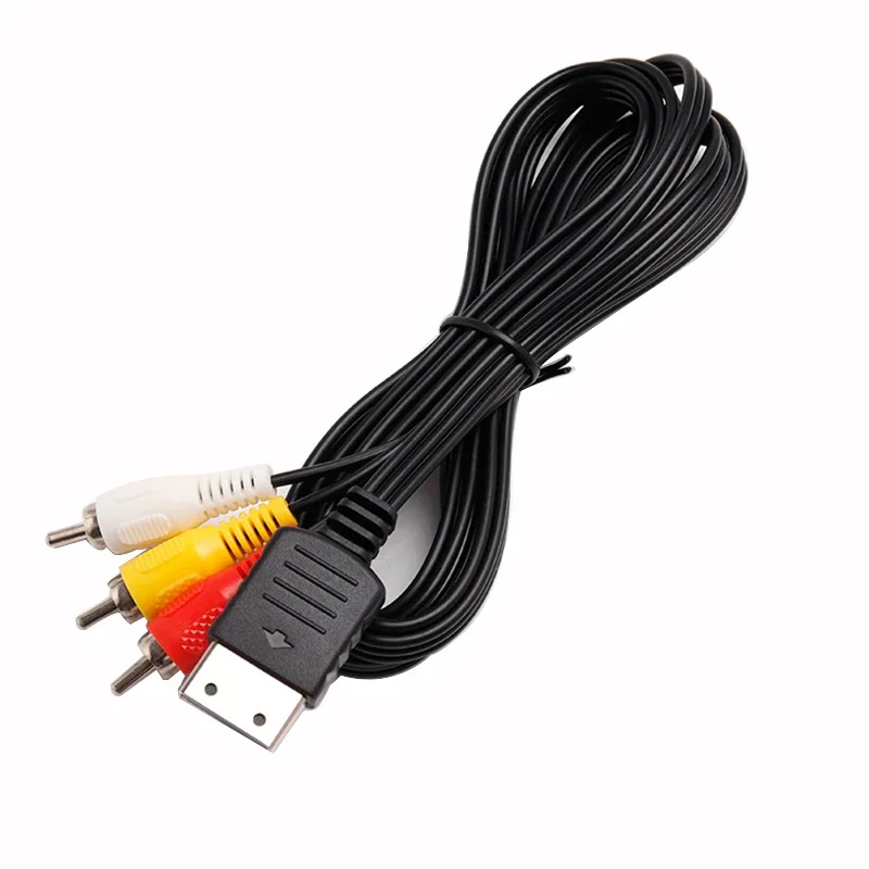 1.8M Composite AV Audio Video TV Adapter Cable for SEGA Dreamcast RCA Cord Cable De Audio