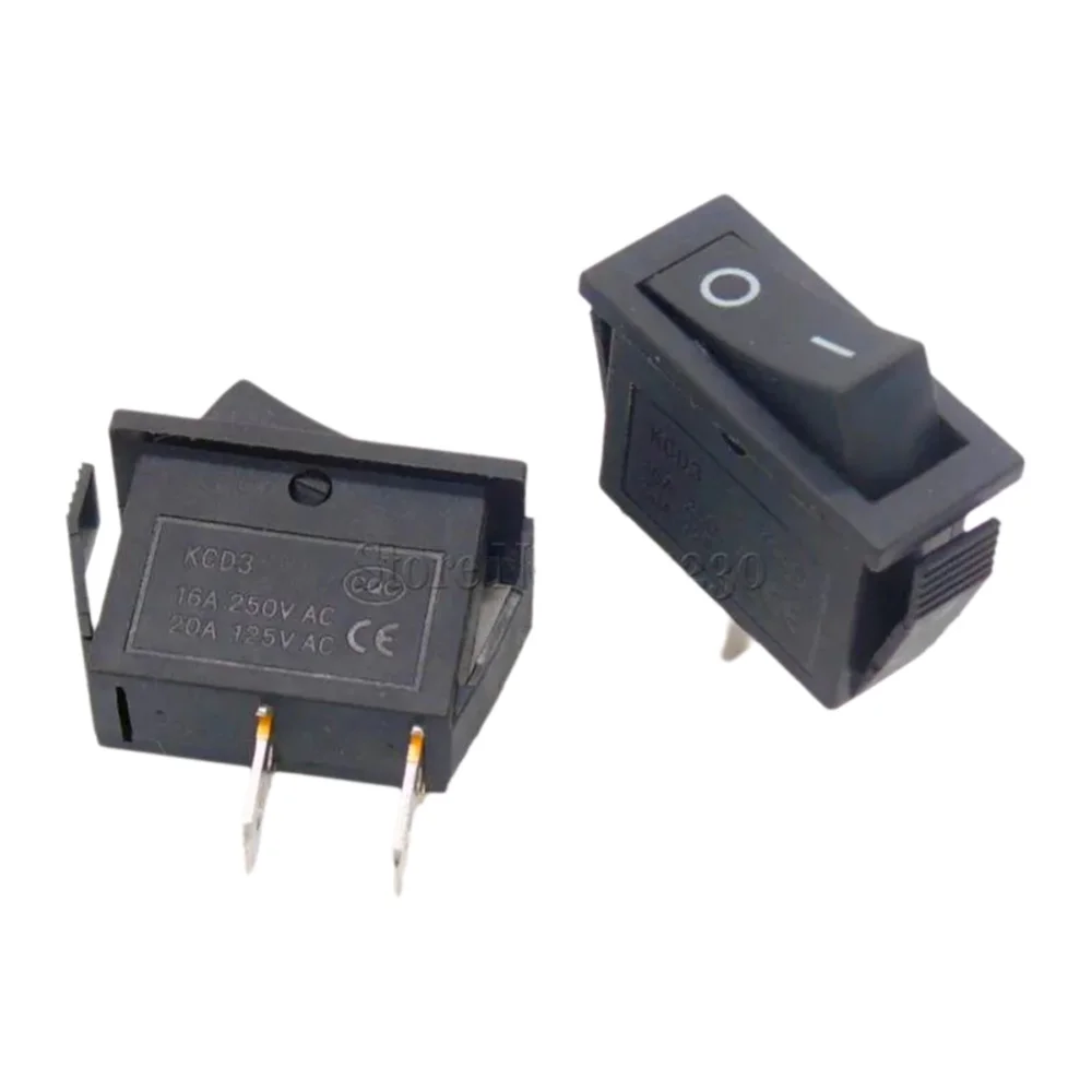10 sztuk przełącznik Rocker 15A 250V 30A 220VAC 2Pin/3Pin ON-OFF KCD3-102/N 15*32mm wyłącznik zasilania — zdjęcie 2