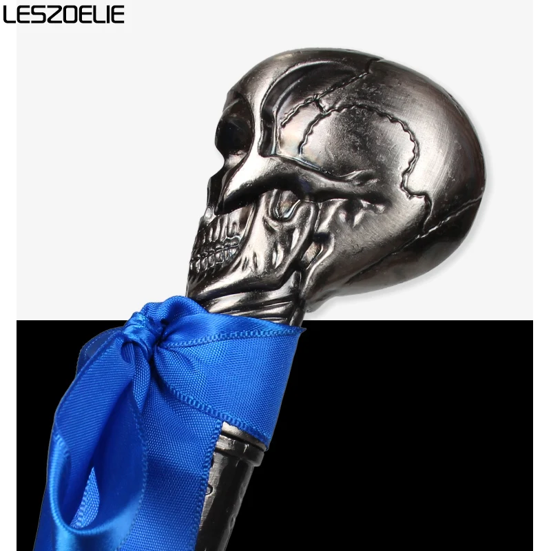 Skull-Head Steampun kije spacerowe dla mężczyzn moda dekoracyjna kijki trekkingowe Gentleman luksusowe eleganckie ręcznie trzciny gałka kijki trekkingowe